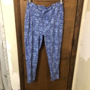 MTA Sport | XL Recycled Polyester Running Yoga Athletic Workout 7/8 Leggings